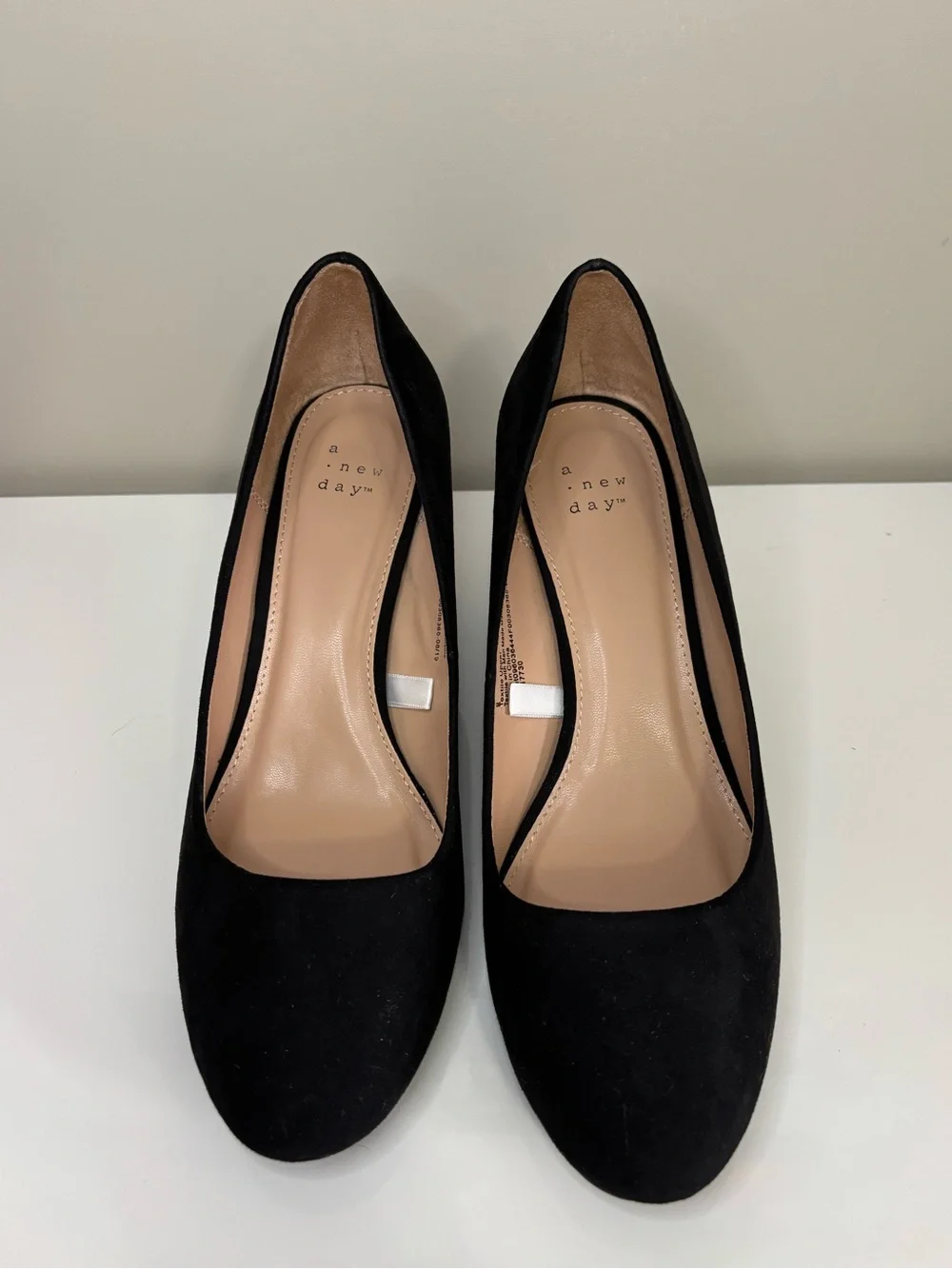 A New Day Classic Suede Wedge Heels